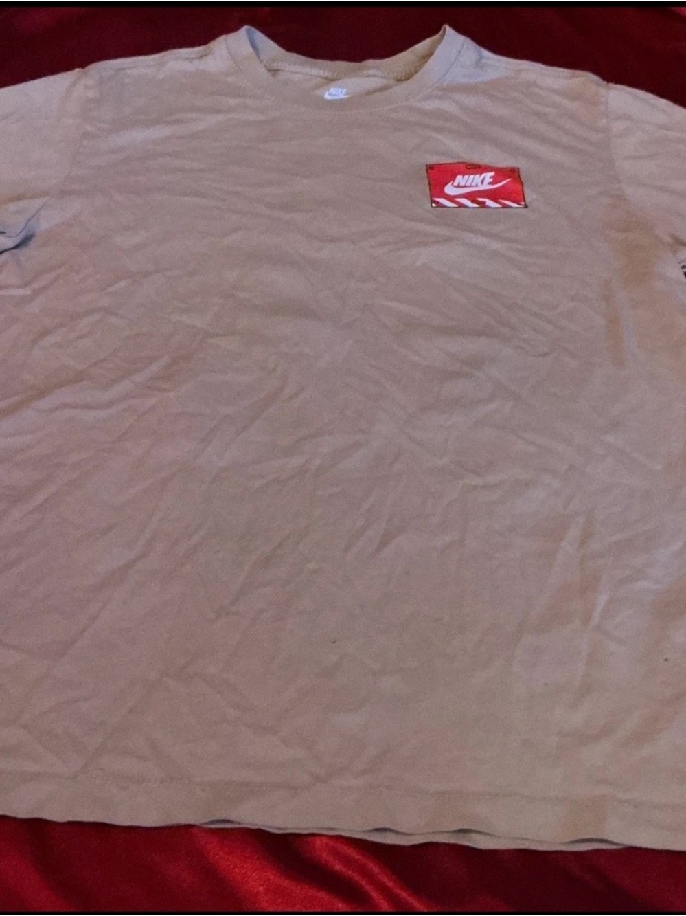 Nike Short-Sleeve Tan Tee Red Tranformers Sports